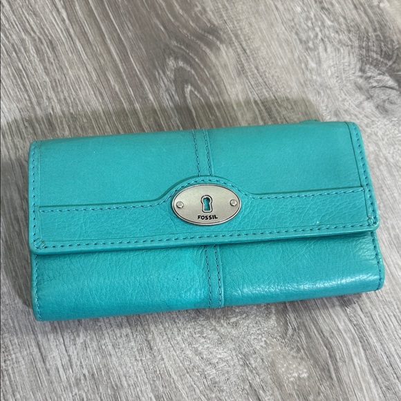 Fossil Handbags - Fossil Aqua Leather Wallet